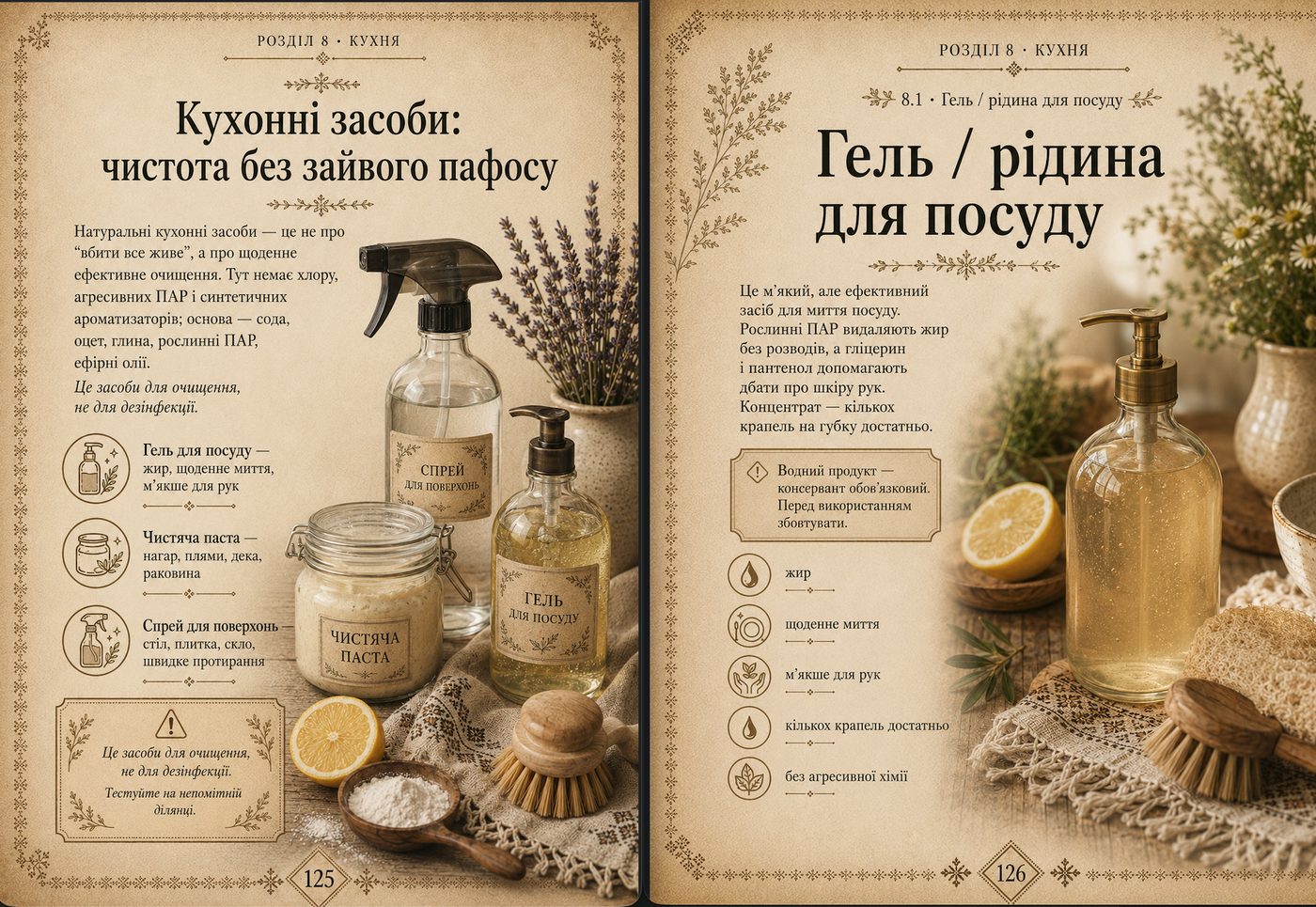 Розворот розділу «Кухня»
