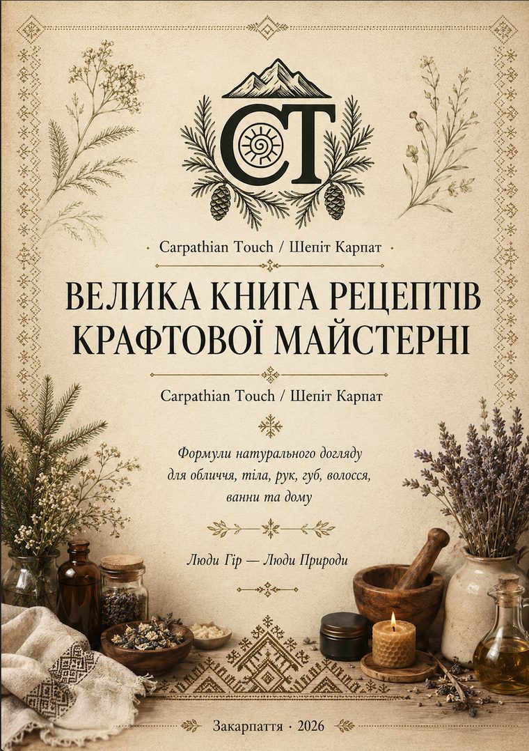 Велика книга рецептів крафтової майстерні Шепіт Карпат