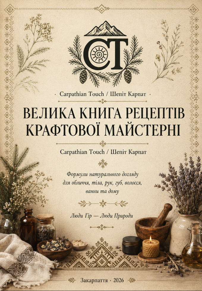 Велика книга рецептів крафтової майстерні Шепіт Карпат